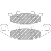 Pastiglie Freno Ferodo Eco Friction FDB481EF Anteriore per KAWASAKI ER-5 A1-A4 500 1997 - 2000